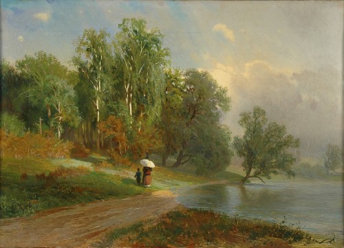 Васильев Ф. А.  Лето (Речка в Красном селе). 1870