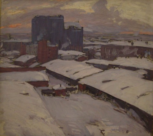 Архипов (Пыриков) А. Е.  Московские дворы. 1913