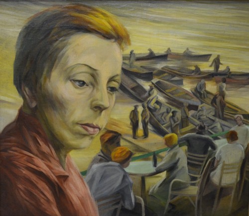 Чеботарев К.К. 1892 - 1974 Портрет сестры. 1935 Холст, масло