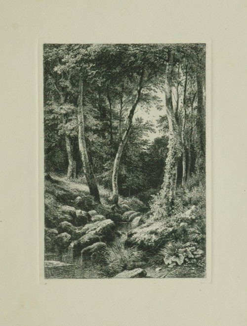 Лист № 2. Ручей в лесу. 1886 
