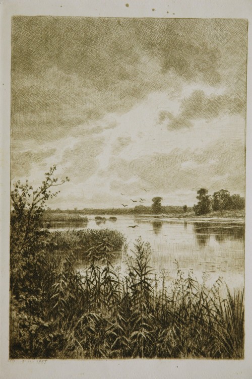 Лист № 35. На реке после дождя. 1888 