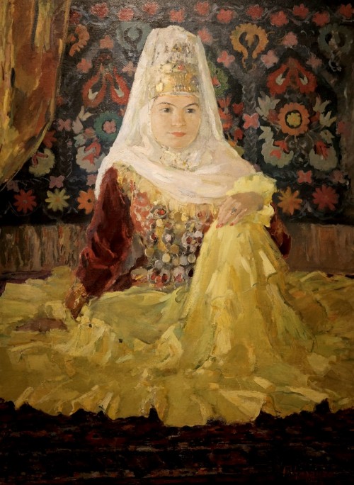 Портрет Жандарбековой. 1943 г.