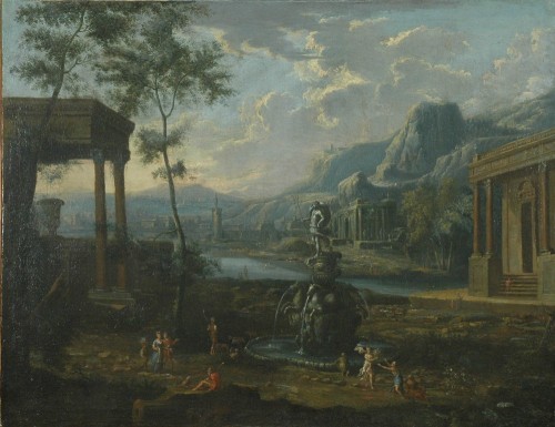 Фламандский мастер XVII века. Итальянский пейзаж.