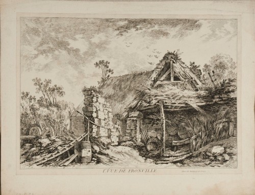 Райленд, Уильям Уинн - Вид Фронвиля. N 1.  С картины Франсуа Буше.