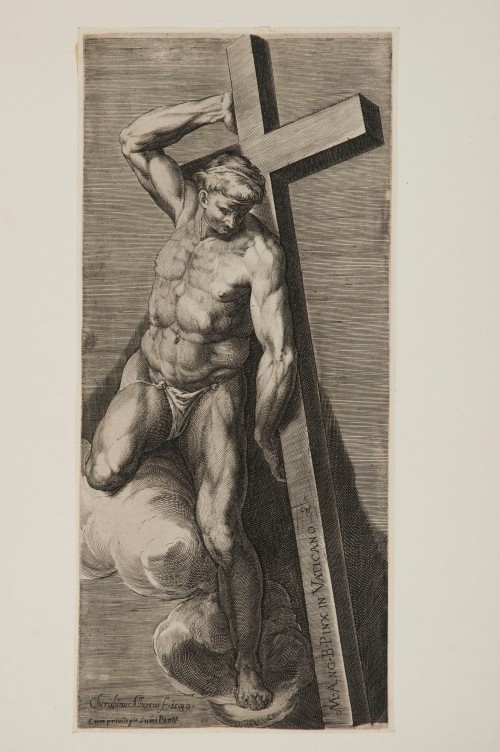 Альберти, Керубино - Благоразумный разбойник. 1580.С фрески Микеланджело 