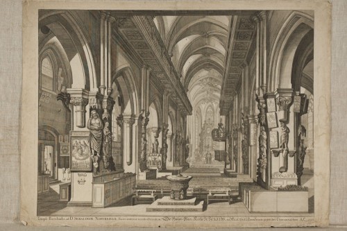 Краус, Иоган Ульрих - Интерьер церкви Св. Зебальда. 1693