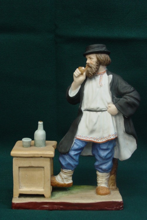 Скульптура «Крестьянин с трубкой».  1880-е
