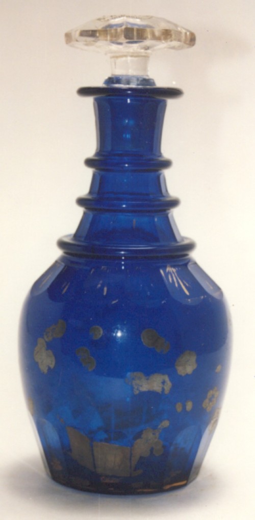 Графин синий. 1840-1850-е 