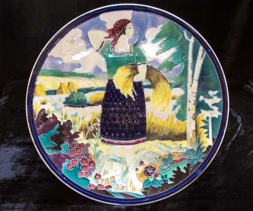 Блюдо «Жница». 1930
