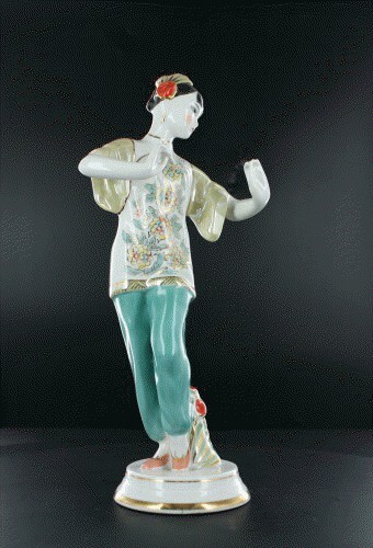 Скульптура «Танцующая китаянка». 1950-е