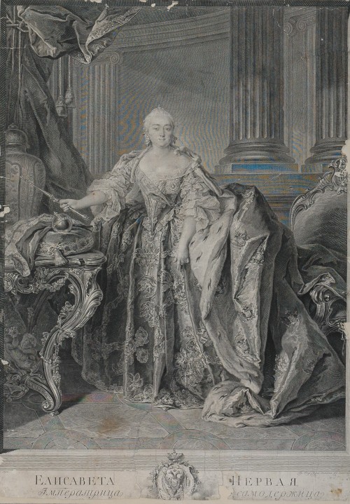 Шмидт Г.Ф. Портрет императрицы Елизаветы Петровны. 1761