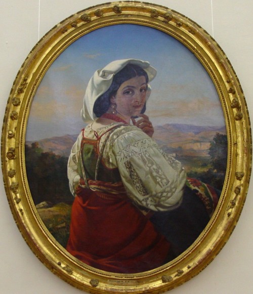 Плешанов П. Ф. Итальянка. 1850-е (?)