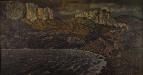 Богаевский К. Ф. Пустынная страна. Феодосия. 1903
