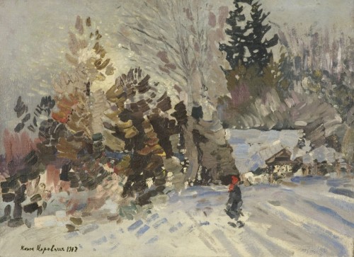 Коровин К. А. Зимний пейзаж. 1917