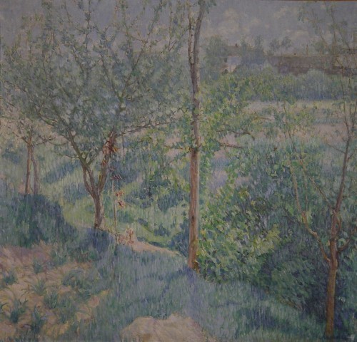 Ларионов М. Ф.  Сад весной. (Весенний пейзаж). 1904 (?)