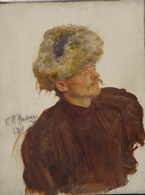 Репин И. Е. Голова казака (гайдамака). 1910