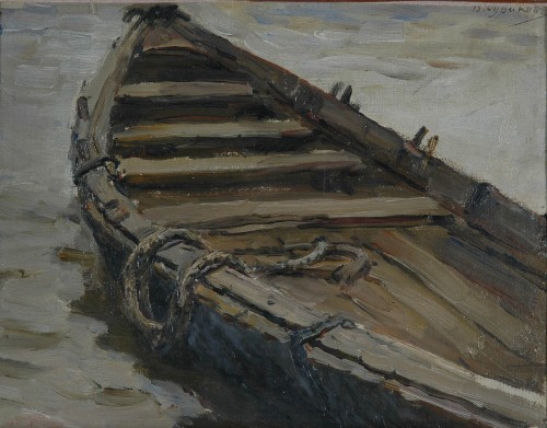 Суриков В.В.  Лодка на реке. 1903 –1907 