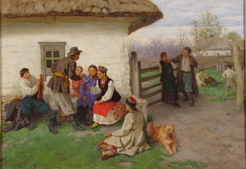 Трутовский К.А. (1826-1893) Пасха на Украине. 