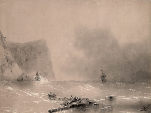  Айвазовский И. К. Гибель Английского флота у берегов Балаклавы 1854 (?) 