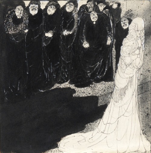 Анисфельд  Б. И. Сон. Blanc et noir. 1906 
