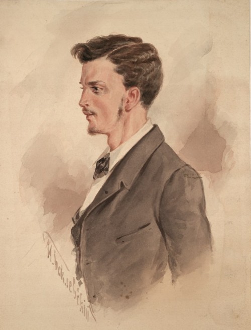 Боклевский Петр Михайлович. 1816 – 1897 Портрет молодого человека 