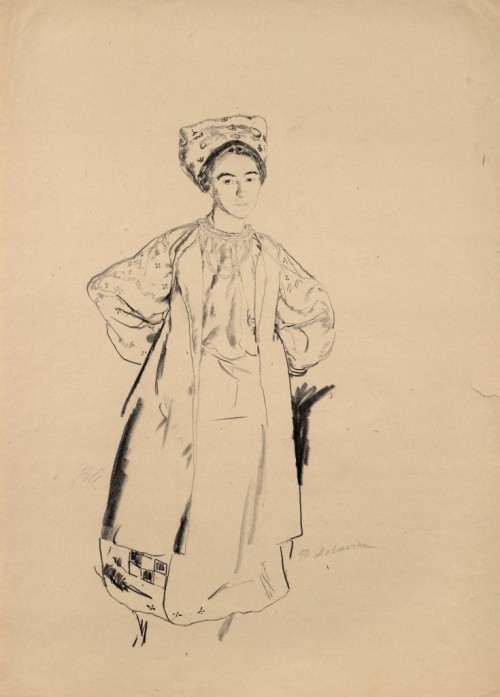 Малявин Филипп Андреевич. 1869 – 1940 Девушка в рязанском костюме 