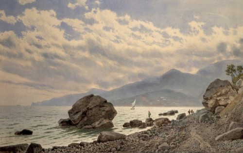 Премацци Людвиг Осипович. 1814 – 1891 Морской вид у берегов Крыма. 1890 