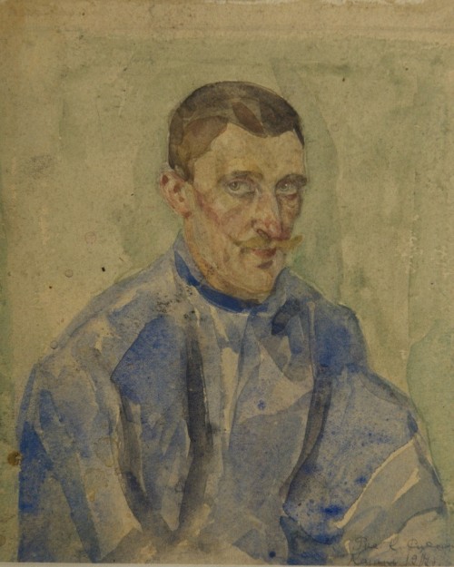 Рудаков Константин Иванович. 1891 – 1949 Мужской портрет. 1917 