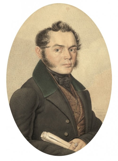 Ступин Рафаил Александрович. 1798 – нач. 1860-х Портрет Ивана Васильевича Жмакина. 1838 