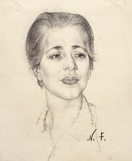 Фешин Н.И. (1881-1955) Женский портрет 