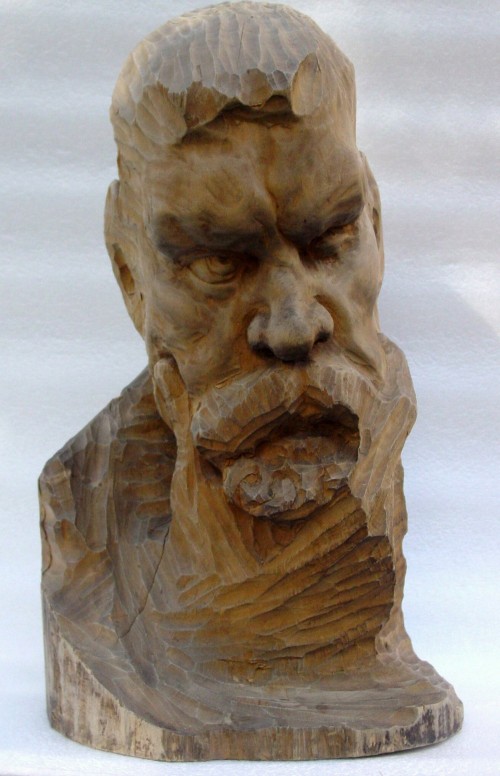 Кудряшов В. В. 1902-1943. Голова бородатого мужчины. 1920-е гг.