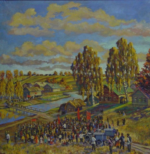 Первов А.П. «Встреча тракторов,.1930 г..