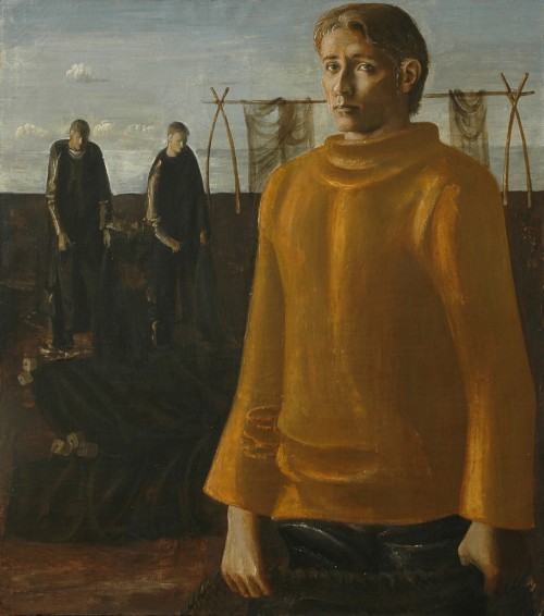 Филатчев О.П. 'Портрет молодого рыбака Александра Королькова', 1974 г.