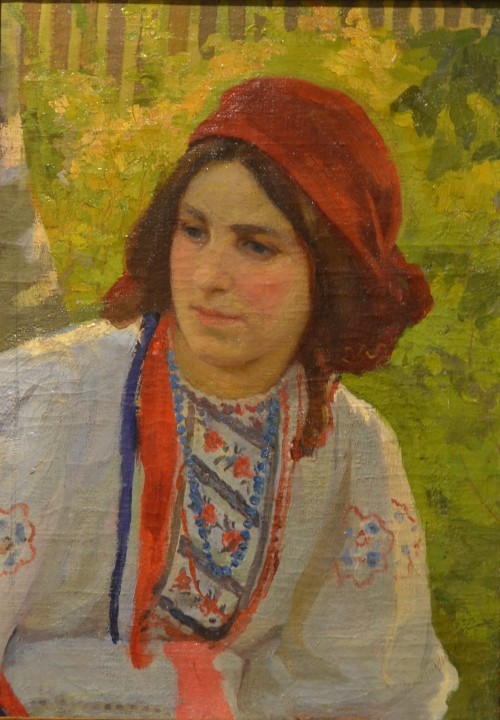 Платунов М.Г. 1887-1972 Портрет жены. 1920-е Холст, масло