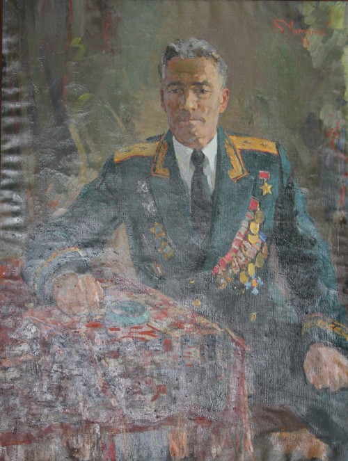Урманче Б.И. 1897-1990 Портрет генерала Сафиуллина. 1968 Холст, масло