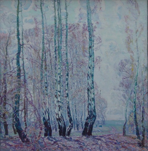 Хаертдинов М.Х. (1924-1983) Апрель в лесу 1977 г. 