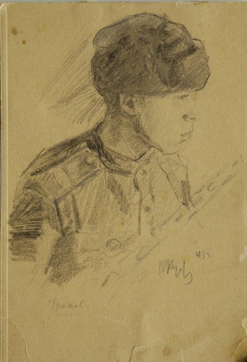 Куделькин В.И. Молодой солдат Фролов. 1943