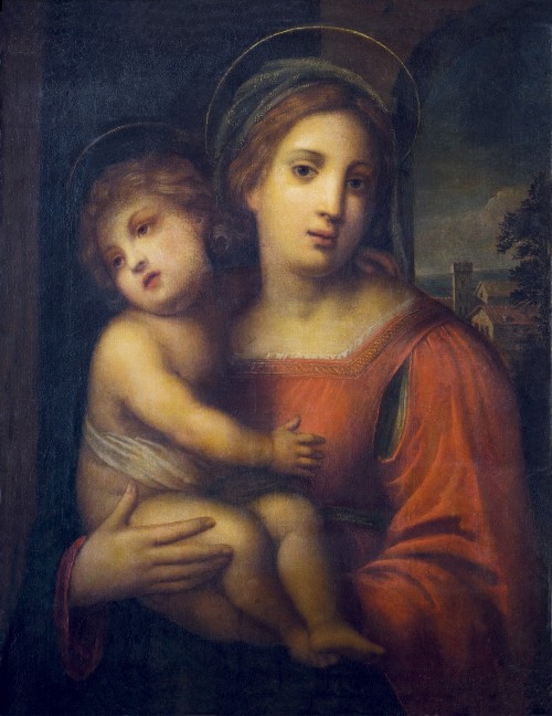 ПУЛИГО (Доменико ди Бартоломео Убальдини). Мадонна с младенцем
