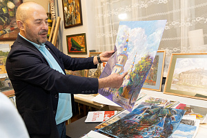 «Художник за кулисами: в мастерской Айрата Шайдуллина»